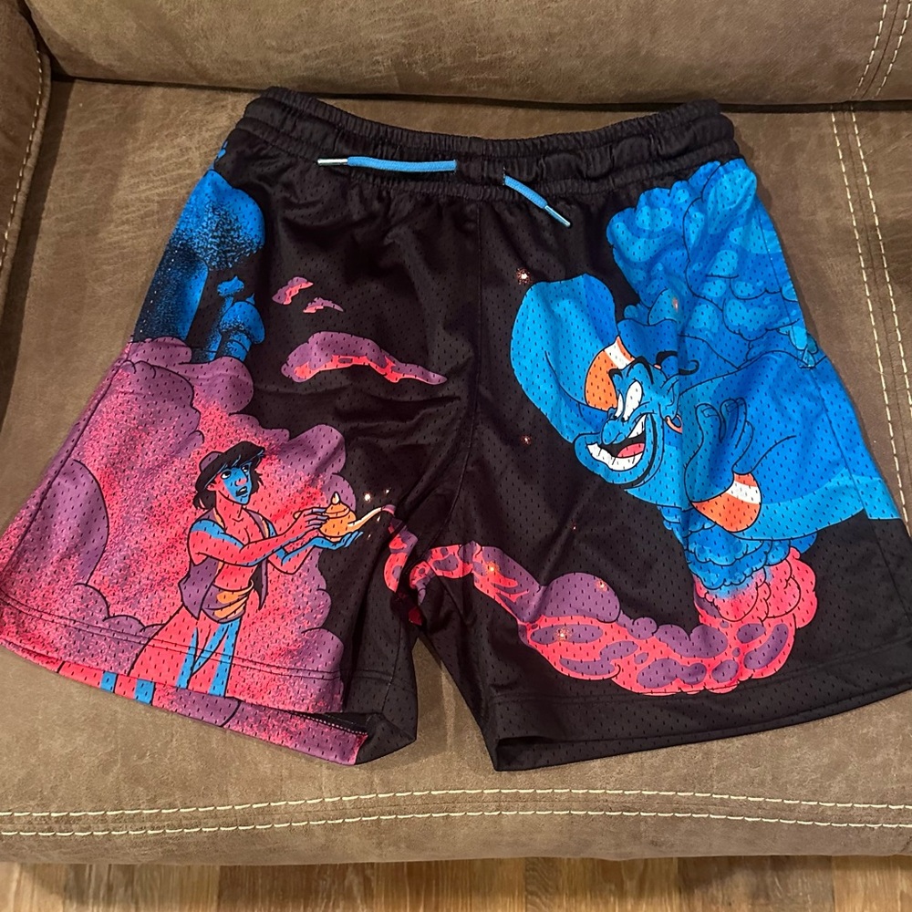 NWT Aladdin Mesh Shorts L